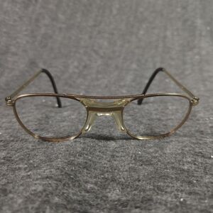 American Optical AOZ87 5 3/4 / 4 1/4 56-15-140 Gold Metal Full Rim Frames Only
